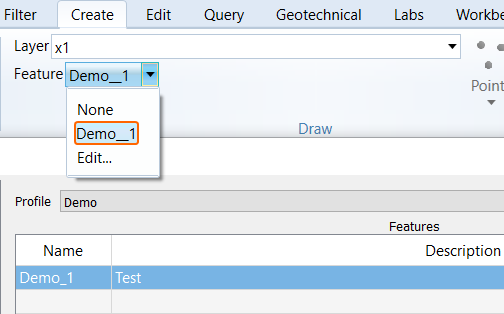 The set attribute will appear in Create>Draw>Feature